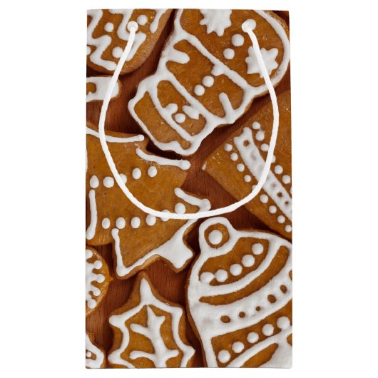 kerstkoekjes voor feestdagen klein cadeauzakje (Achterkant)