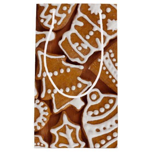 kerstkoekjes voor feestdagen klein cadeauzakje (Voorkant)