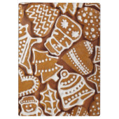 kerstkoekjes voor feestdagen klembord (Achterkant)