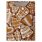 kerstkoekjes voor feestdagen klembord (Voorkant)