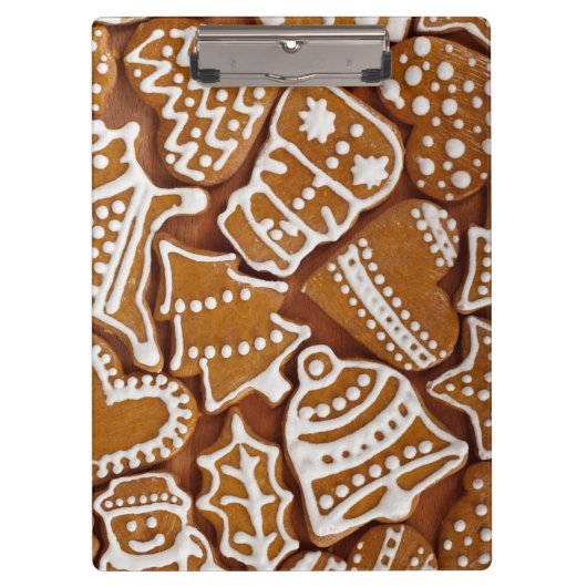 kerstkoekjes voor feestdagen klembord (Voorkant)