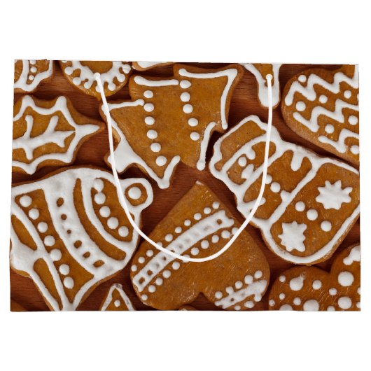 kerstkoekjes voor feestdagen large cadeautasje (Achterkant)
