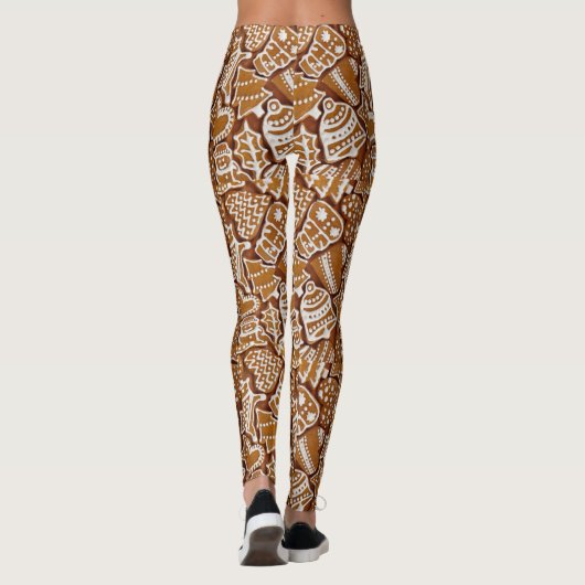kerstkoekjes voor feestdagen leggings (Achterkant)