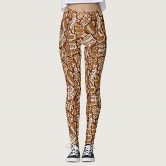kerstkoekjes voor feestdagen leggings