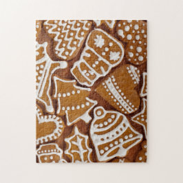 kerstkoekjes voor feestdagen legpuzzel