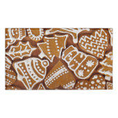 kerstkoekjes voor feestdagen naambadge (Voorkant)