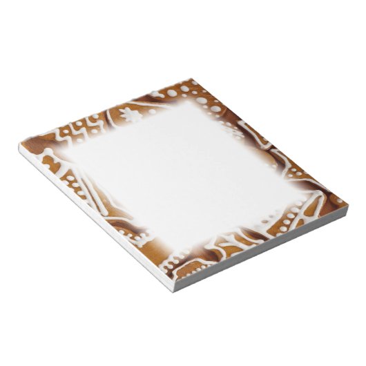 kerstkoekjes voor feestdagen notitieblok (Schuin)