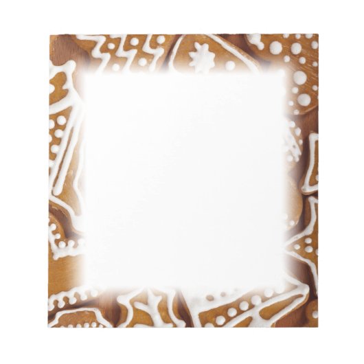 kerstkoekjes voor feestdagen notitieblok (Voorkant)