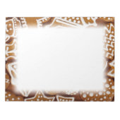 kerstkoekjes voor feestdagen notitieblok (Voorkant)