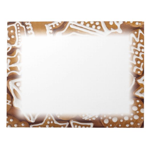 kerstkoekjes voor feestdagen notitieblok (Voorkant)