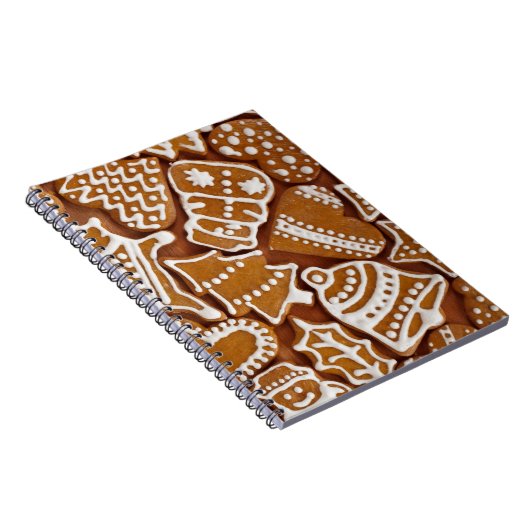 kerstkoekjes voor feestdagen notitieboek (Rechterzijde)