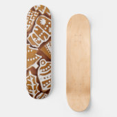 kerstkoekjes voor feestdagen persoonlijk skateboard (Voorkant)