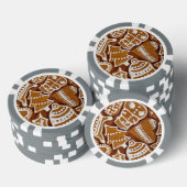 kerstkoekjes voor feestdagen poker chips (Opstapeling)