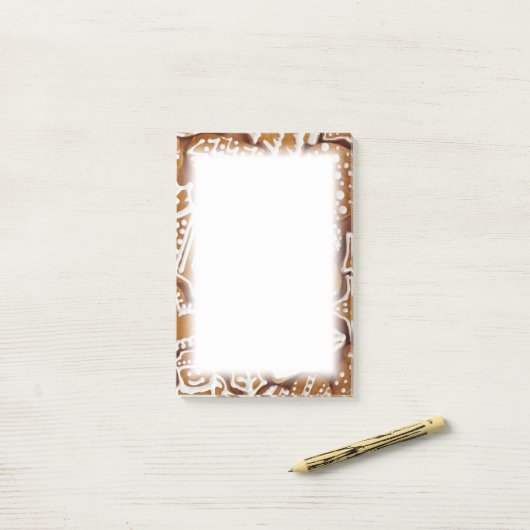 kerstkoekjes voor feestdagen post-it® notes (Op bureau)
