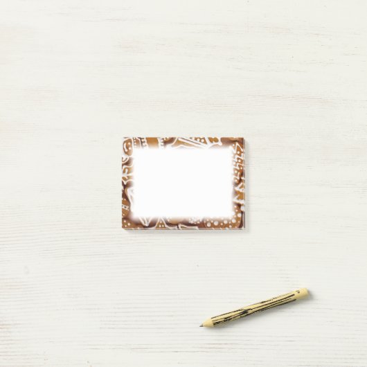 kerstkoekjes voor feestdagen post-it® notes (Op bureau)