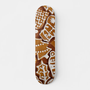 kerstkoekjes voor feestdagen skateboard