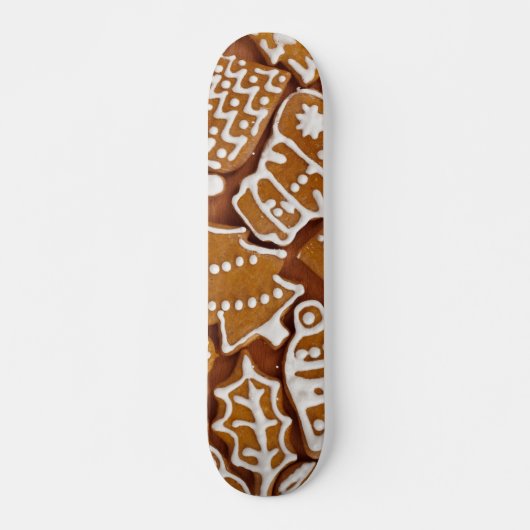 kerstkoekjes voor feestdagen skateboard (Voorkant)