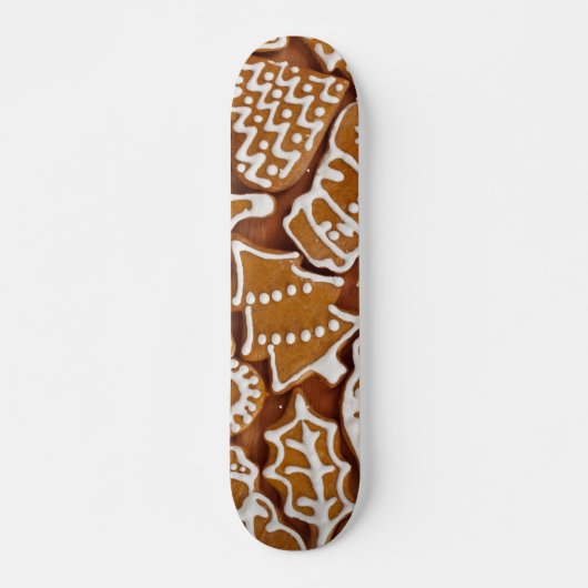kerstkoekjes voor feestdagen skateboard (Voorkant)