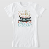 kerstkoekjes voor feestmaal bakken t-shirt (Laagn)