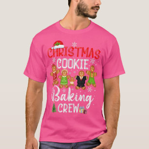 Kerstkoekjes voor het bakken van Crew Xmas Cookie T-shirt