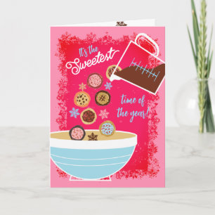 kerstkoekjes voor het meten van kerstaven feestdagen kaart