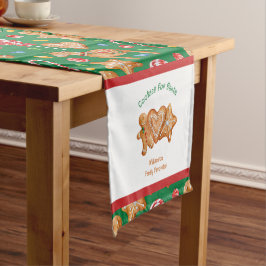 Kerstkoekjes voor kerstcadeautjes voor kerstcadeau korte tafelloper