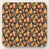 Kerstkoekjes voor kerstmis met kerstmis met kerstm bier onderzetter (Voorkant)