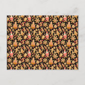 Kerstkoekjes voor kerstmis met kerstmis met kerstm briefkaart (Voorkant)