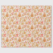 Kerstkoekjes voor kerstmis met kerstmis met kerstm cadeaupapier (Vlak)