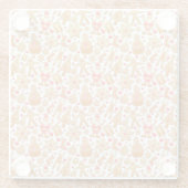 Kerstkoekjes voor kerstmis met kerstmis met kerstm glazen onderzetter (Achterkant)