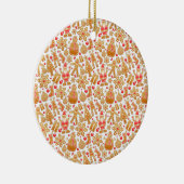 Kerstkoekjes voor kerstmis met kerstmis met kerstm keramisch ornament (Rechts)