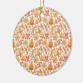 Kerstkoekjes voor kerstmis met kerstmis met kerstm keramisch ornament (Links)