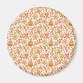 Kerstkoekjes voor kerstmis met kerstmis met kerstm magneet (Voorkant)