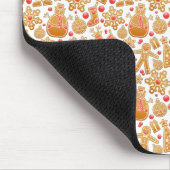 Kerstkoekjes voor kerstmis met kerstmis met kerstm muismat (Hoek)