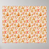 Kerstkoekjes voor kerstmis met kerstmis met kerstm poster (Voorkant)