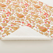 Kerstkoekjes voor kerstmis met kerstmis met kerstm sherpa deken (3/4)