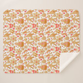 Kerstkoekjes voor kerstmis met kerstmis met kerstm sherpa deken (Voorkant (horizontaal))