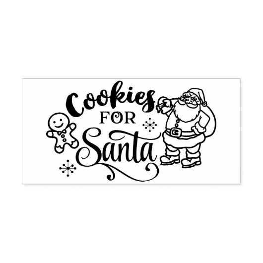 Kerstkoekjes voor kersttaspelstang rubberstempel (Afrduk)