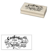 Kerstkoekjes voor kersttaspelstang rubberstempel (Gestempeld)