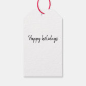 kerstkoekjes voor ontbijt cadeaulabel (Achterkant)