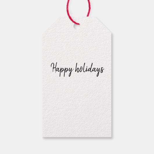 kerstkoekjes voor ontbijt cadeaulabel (Achterkant)