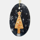 kerstkoekjes voor ontbijt keramisch ornament (Links)