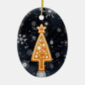 kerstkoekjes voor ontbijt keramisch ornament (Voorkant)