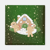 kerstkoekjes voor ontbijt magneet (Voorkant)