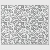 kerstkoekjes voor ontbijtkoeken cadeaupapier (Vlak)