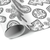 kerstkoekjes voor ontbijtkoeken cadeaupapier (Rol Hoek)