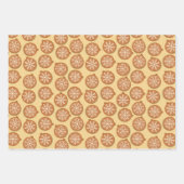 kerstkoekjes voor ontbijtkoeken inpakpapier vel (Voorkant 3)