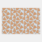 kerstkoekjes voor ontbijtkoeken inpakpapier vel (Voorkant 2)