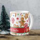 Kerstkoekjes voor Santa White Koffiemok