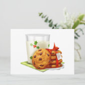 Kerstkoekjes voor Sinterklaas Feestdagenkaart (Staand voorkant)